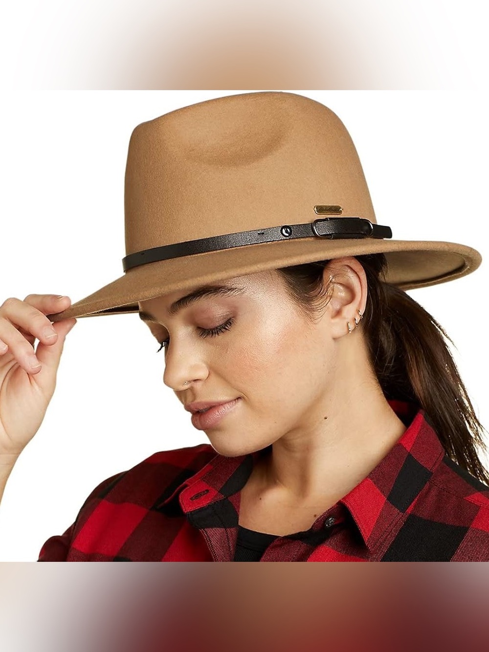 Eddie Bauer 100% Wool Fedora Hat